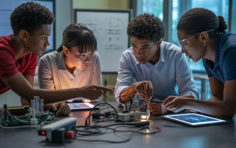 Encouraging Peer Learning Through Group-Based Science and Technology Activities