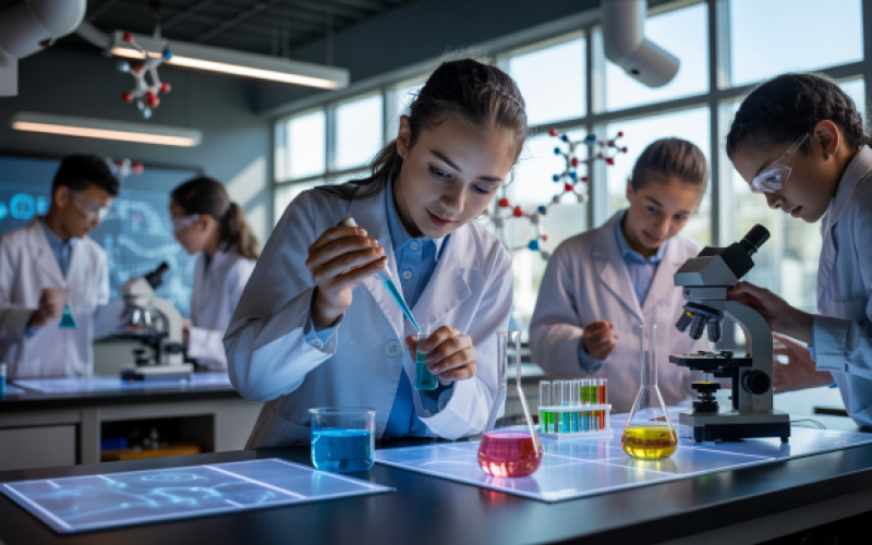 Encouraging Scientific Curiosity Through Interactive Experiments and Labs