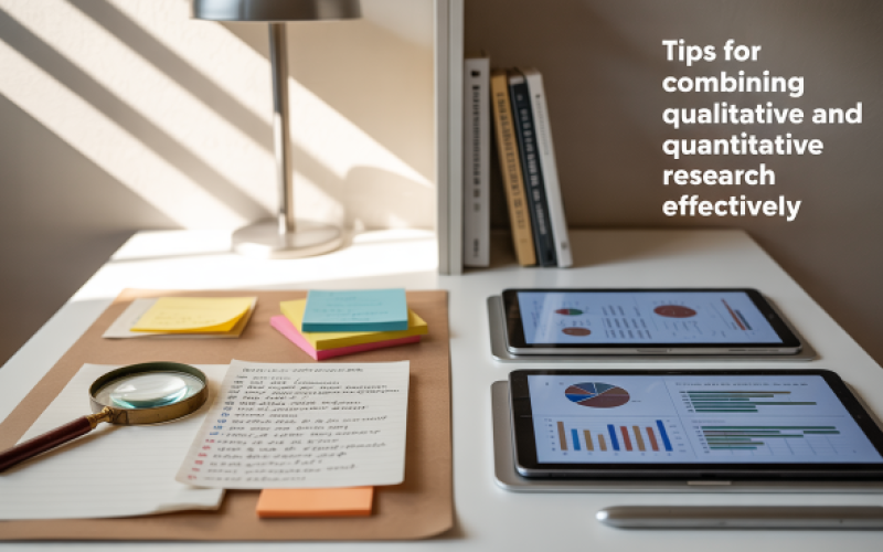 Tips for Combining Qualitative and Quantitative Research Effectively