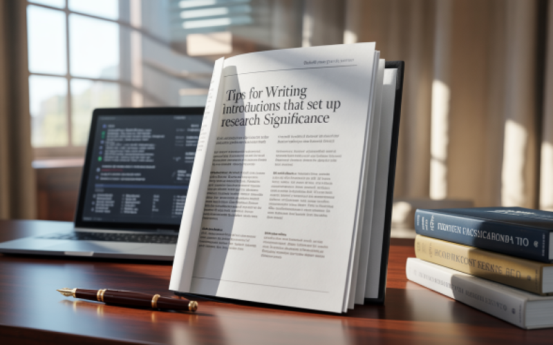 Tips for Writing Introductions That Set Up Research Significance