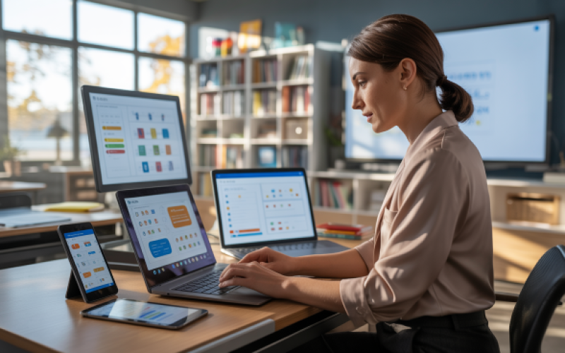 Using Digital Tools to Enhance Teacher Productivity and Lesson Planning