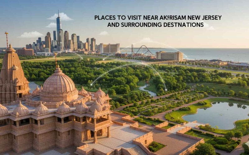 places to visit near akshardham new jersey