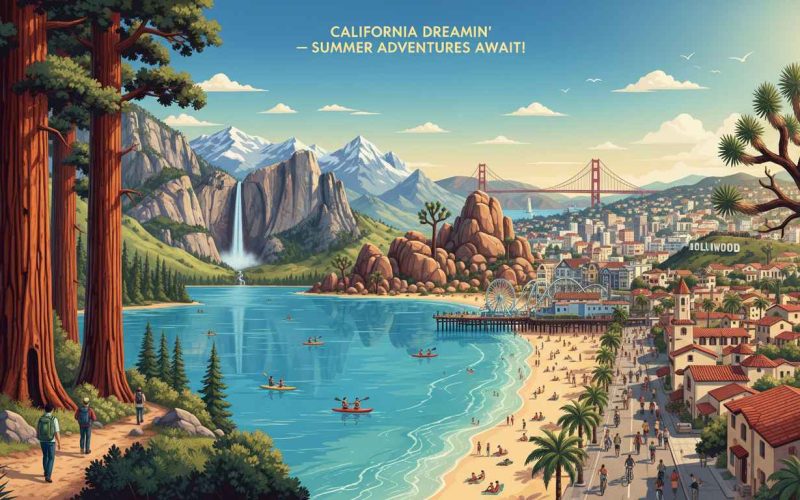 places to visit in california in summer